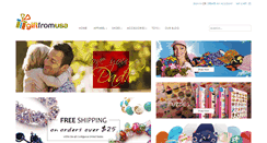 Desktop Screenshot of giftfromusa.com