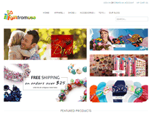 Tablet Screenshot of giftfromusa.com